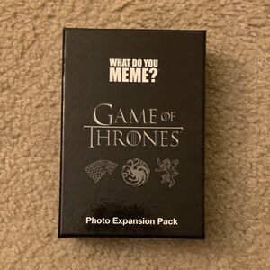 What Do You Meme? Game of Thrones Photo Expansion Pack - Black New